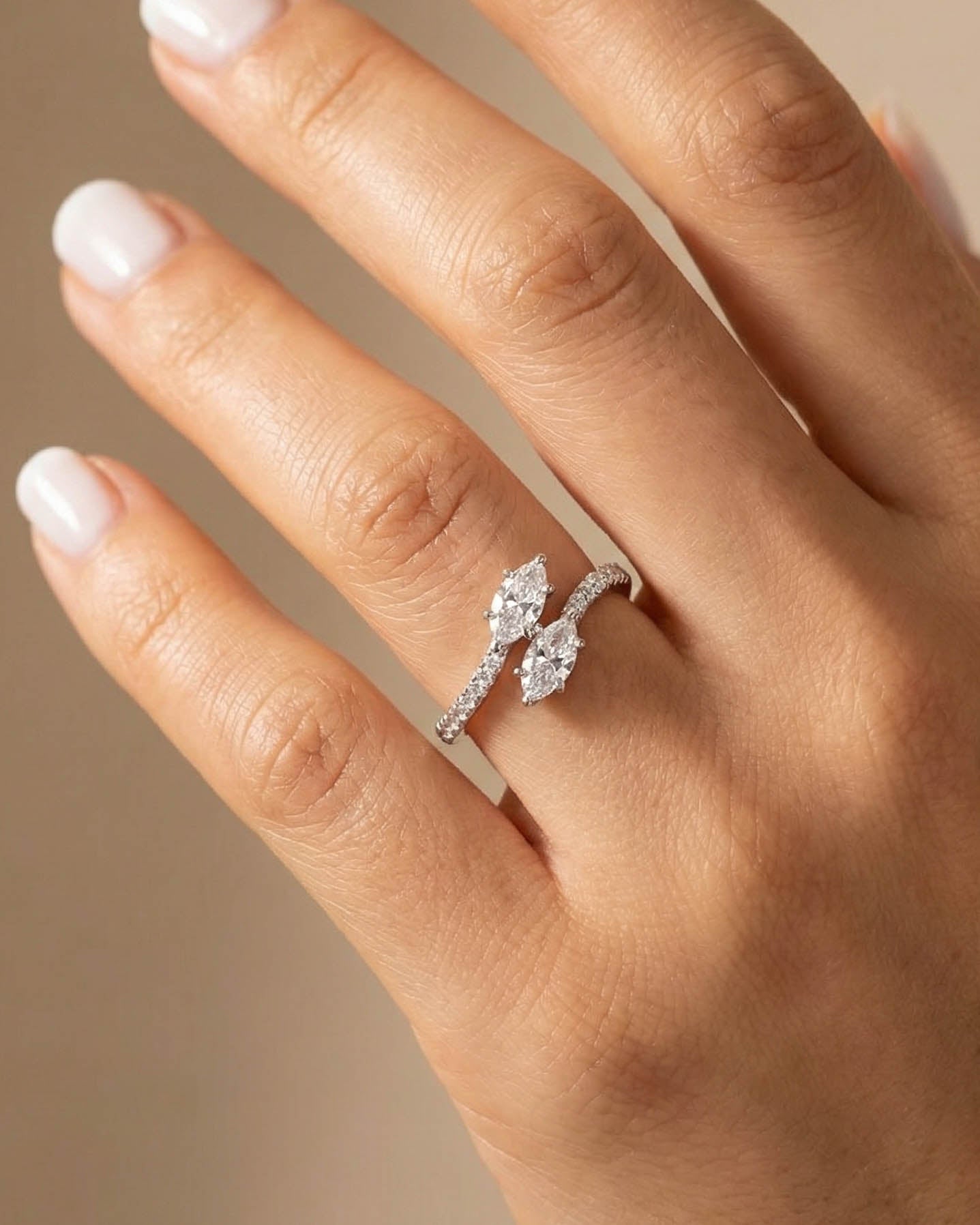 ANELLO DOUBLE MARQUISE - MARHAI