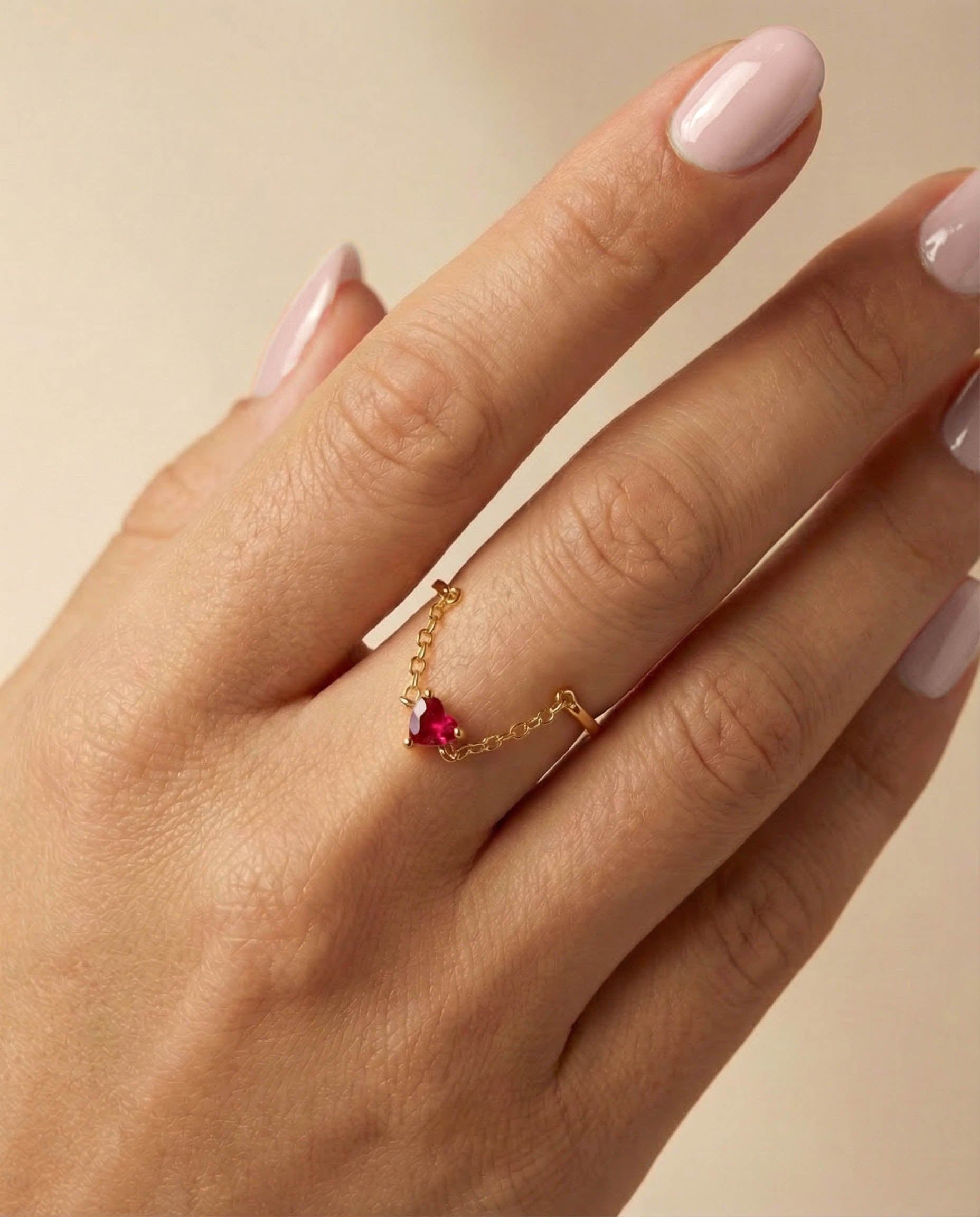 ANELLO CUORE SOSPESO - MARHAI