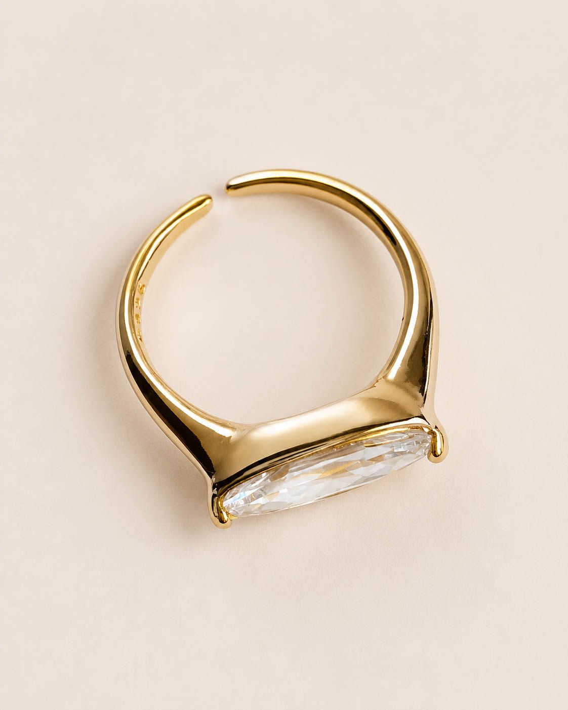 ANELLO SCULPTED MARQUISE - MARHAI