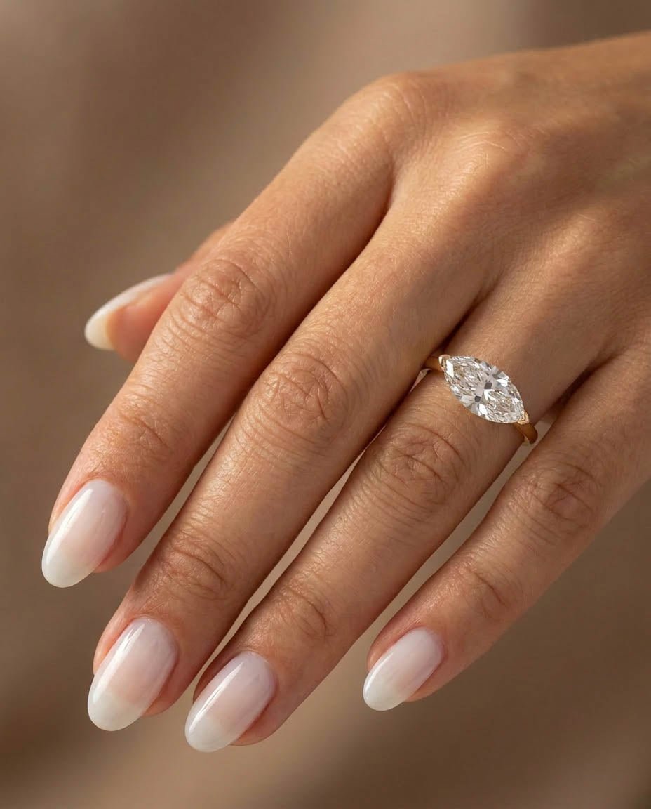 ANELLO SCULPTED MARQUISE - MARHAI