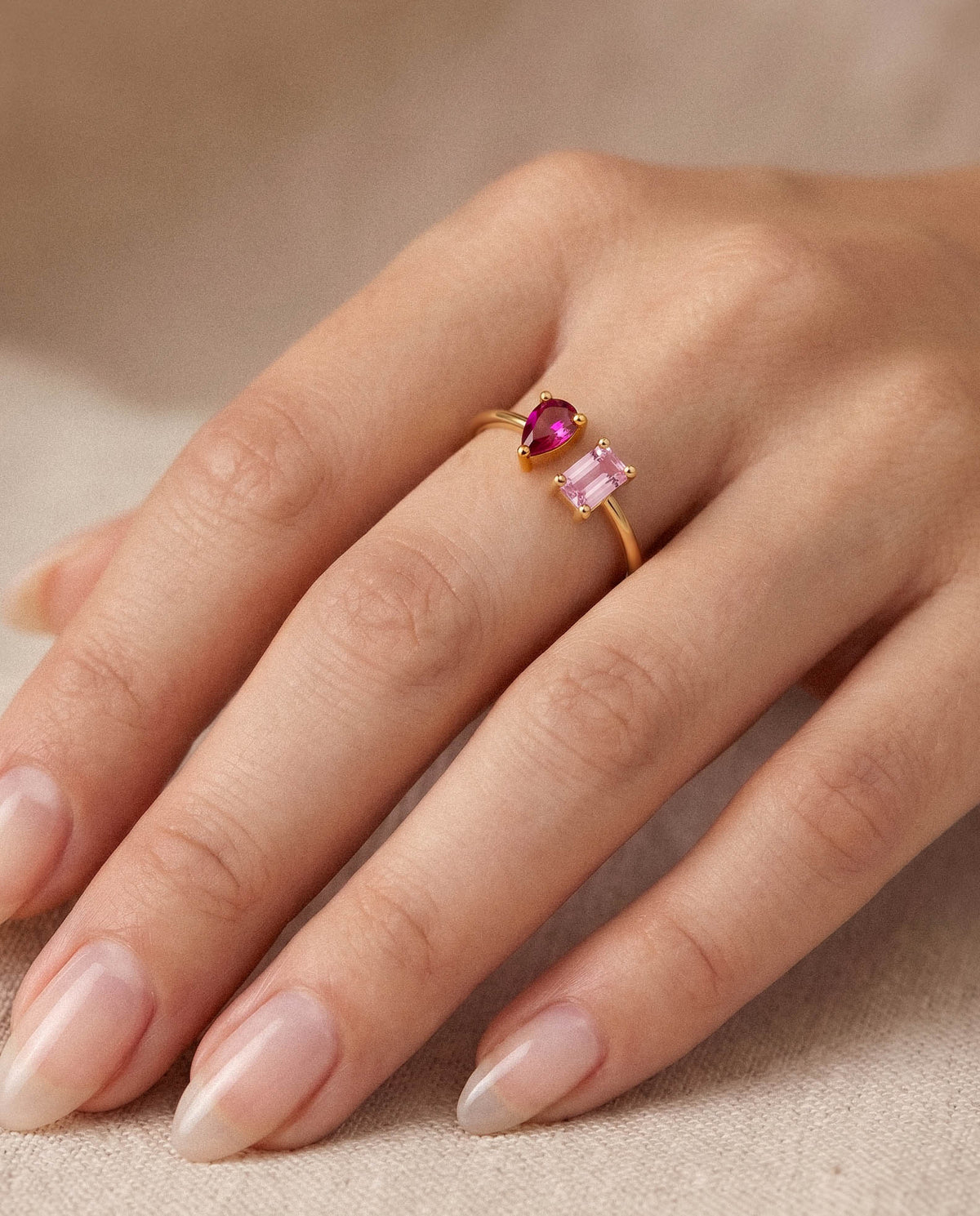ANELLO TOI E MOI ROSE - MARHAI