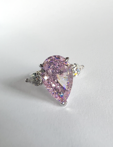 Anello Trilogy Goccia Soft Pink